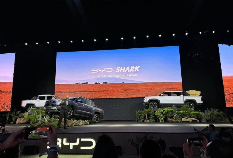 比亞迪首款皮卡SHARK墨西哥正式亮相  價(jià)格38.62萬(wàn)起